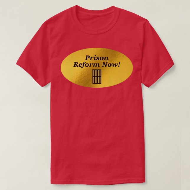 Fängelsereformen nu BLM T Shirt (Design framsida)