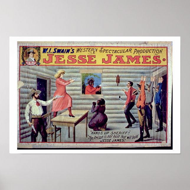 "Fängelset är inte Byggt som håller Jesse Jame Poster (Framsidan)