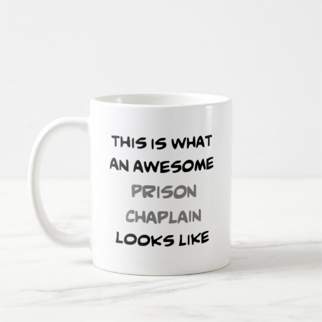 fängelset Chaplain, fantastisk Kaffemugg (Vänster)