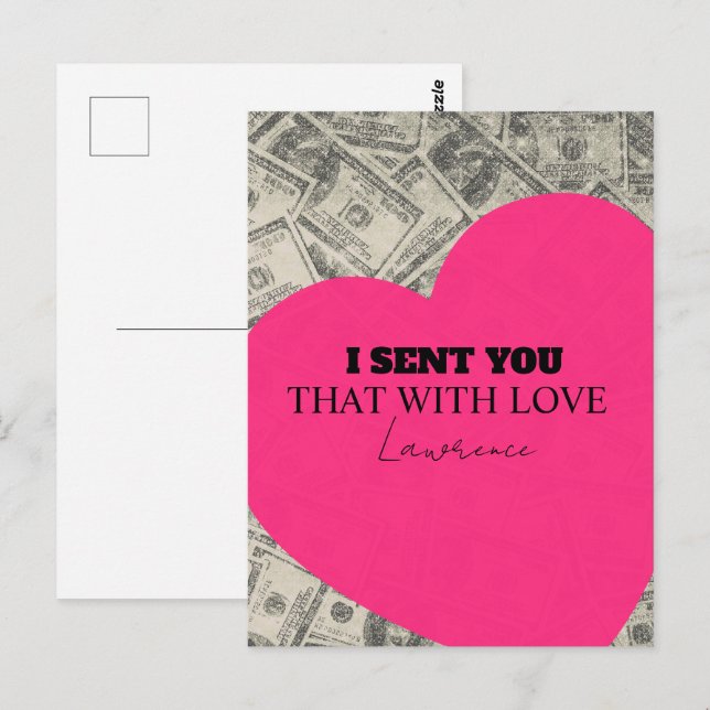 Fängelset Långdistans Söt Kommissarie Hjärtat Vykort (Fram/baksida)