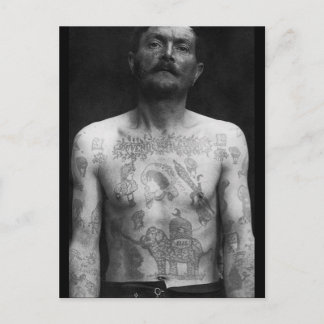 Fängelsetatueringar Vykort