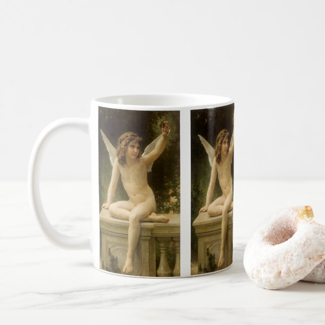 Fången (Le Captif) av Bouguereau Kaffemugg (Med munk)