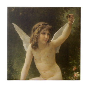 Fången (Le Captif) av Bouguereau Kakelplatta