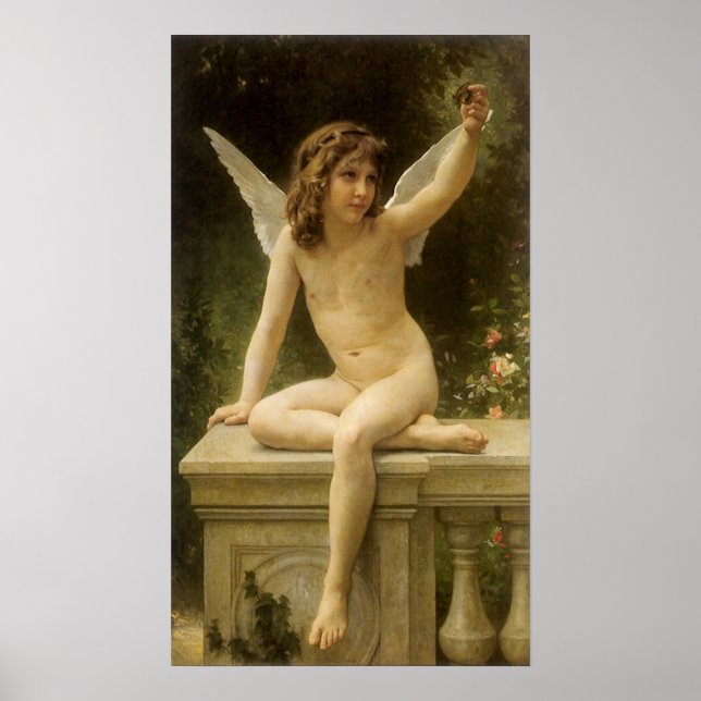 Fången (Le Captif) av Bouguereau Poster (Framsidan)