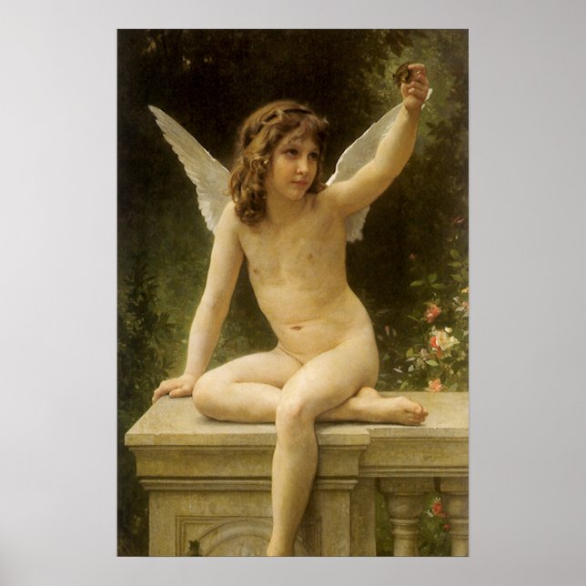 Fången (Le Captif) av Bouguereau Poster (Framsidan)