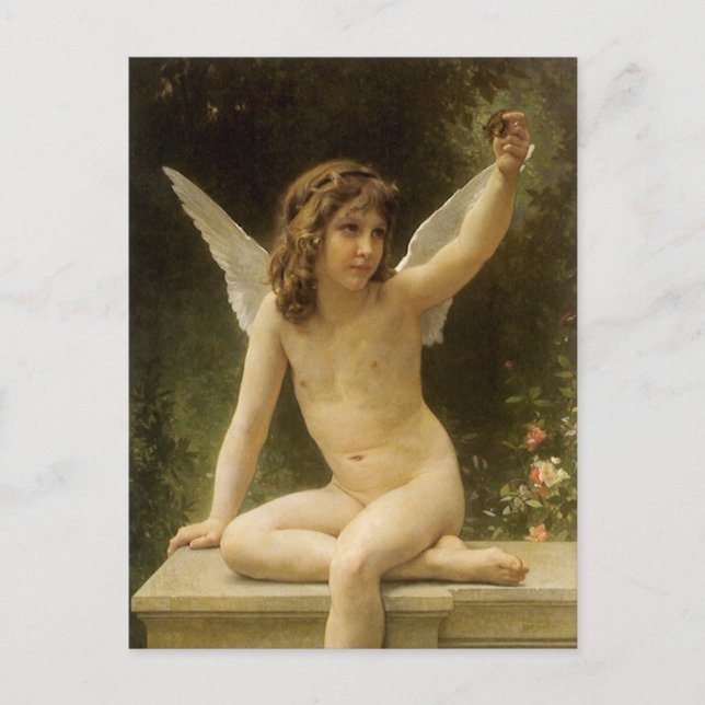 Fången (Le Captif) av Bouguereau Vykort (Framsida)