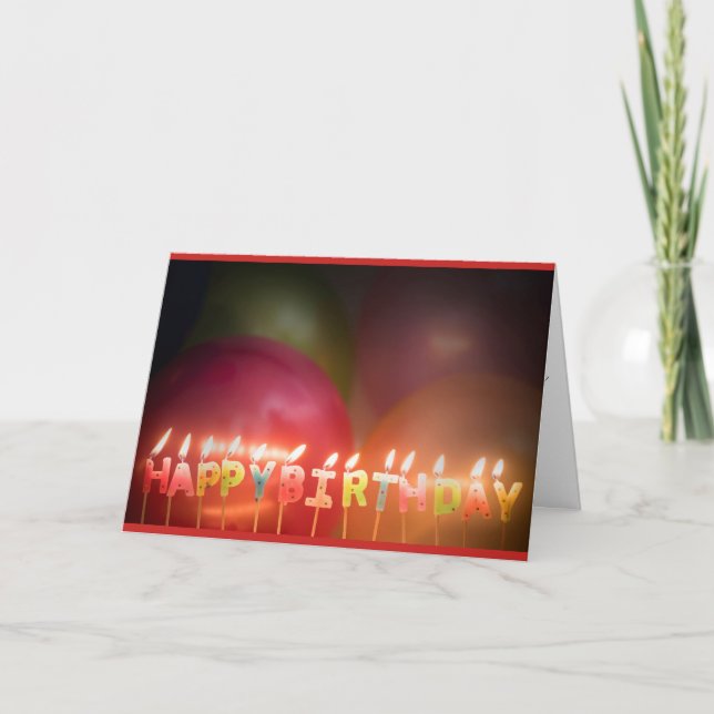 Fångerkort - Grattis på födelsedagen Kort (Framsida)