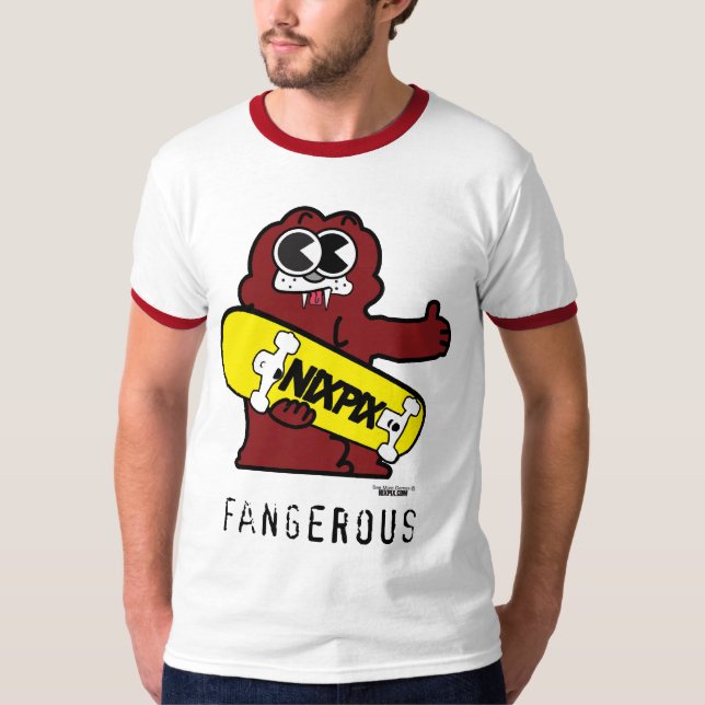 Fangerous (tända), t shirt (Framsida)
