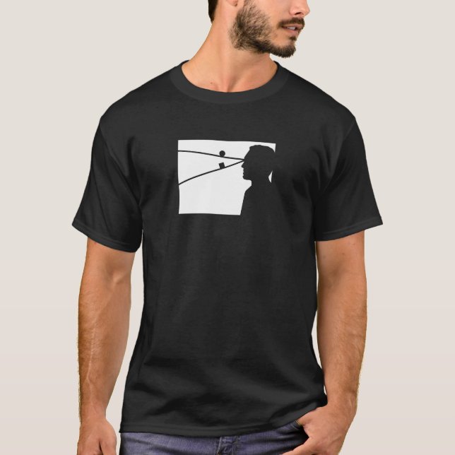 FÅNGET LJUGER AVKÄNNAREN T-SHIRT (Framsida)
