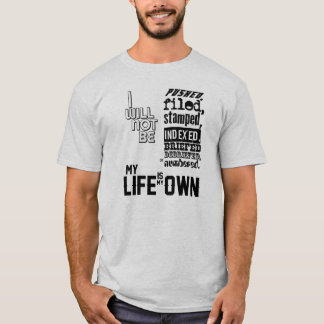 Fånget - mitt liv är mitt eget t-shirt