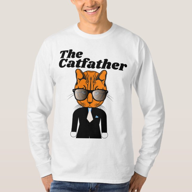 FÅNGFADERN CAT PAPPA T-Shirts (Framsida)