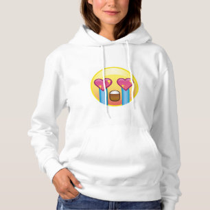 Fangirl Fandom Crazy Screaming Emoji Hoodie Tee