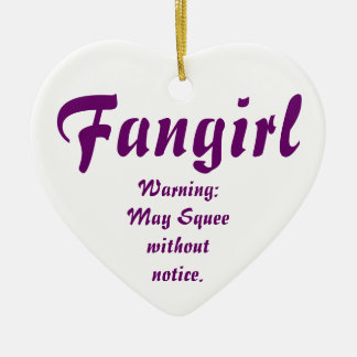 Fangirl/Fanfic Julgransprydnad Keramik