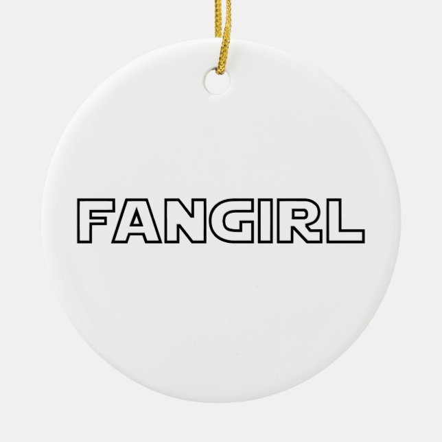 FANGIRL JULGRANSPRYDNAD KERAMIK (Framsidan)