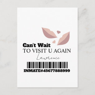 Fångkort för besök på distans vykort