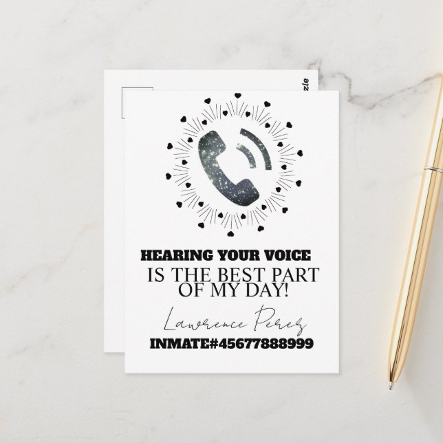 Fångkort Långdistans Telefonsamtal Vykort (Fram/Back In Situ)