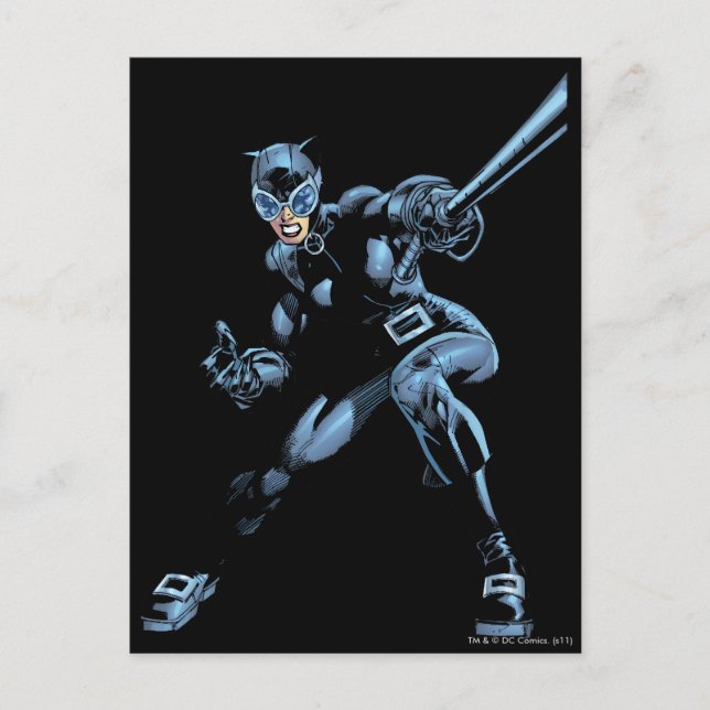 Fångkvinna med whip vykort (Framsida)