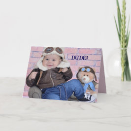 FÅNGLIG KILLE FÖDELSEDAGSKORT TACK KORT