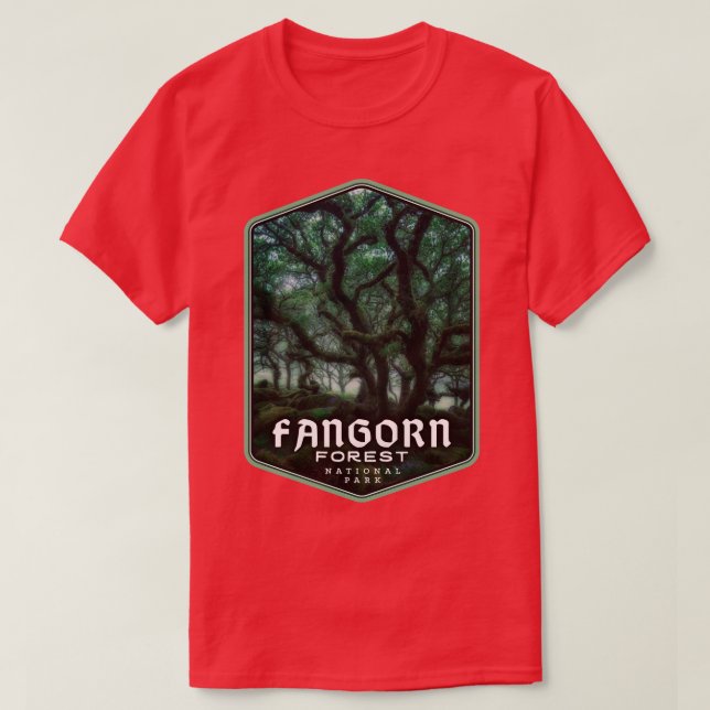 Fangorn Forest nationalpark T Shirt (Design framsida)