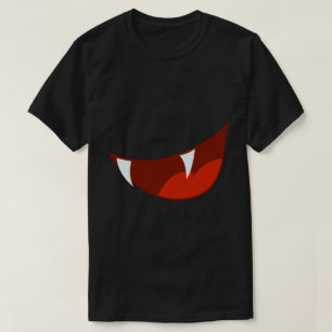 Fangs Halloween Tshirt Tröja
