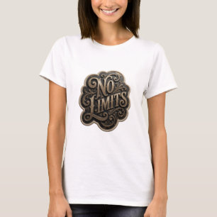Fängslande Gold NO LIMITS Statement T-shirt