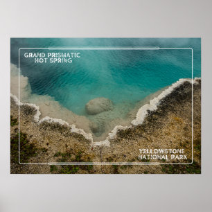 Fängslande Grand Prismatic Yellowstone Poster