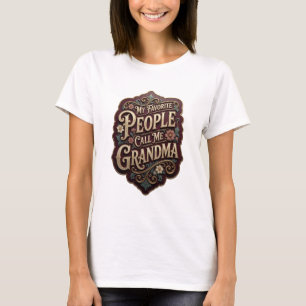 Fängslande guld MÄNNISKORNA JAG GILLAR MEST KALLAR T Shirt