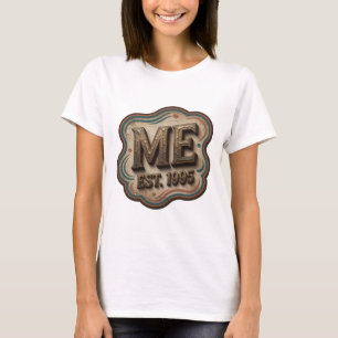 Fängslande guld ME EST 1995 Konstnärligt motiv T Shirt