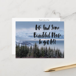 Fängslande isländska skönhet vykort