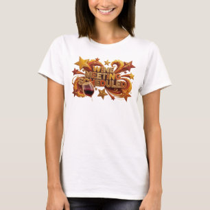 Fängslande Orange VINMÖTE PLANERAT Grafisk T-shirt