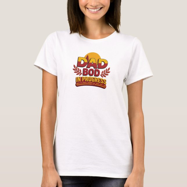 Fängslande Pappa BOG PROGRESS Art Design T Shirt (Framsida)