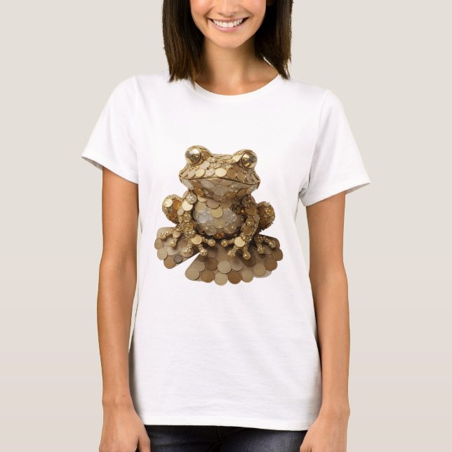 Fängslande Silver ABSTRAKT KONST Abstrakt Design v T Shirt (Framsida)