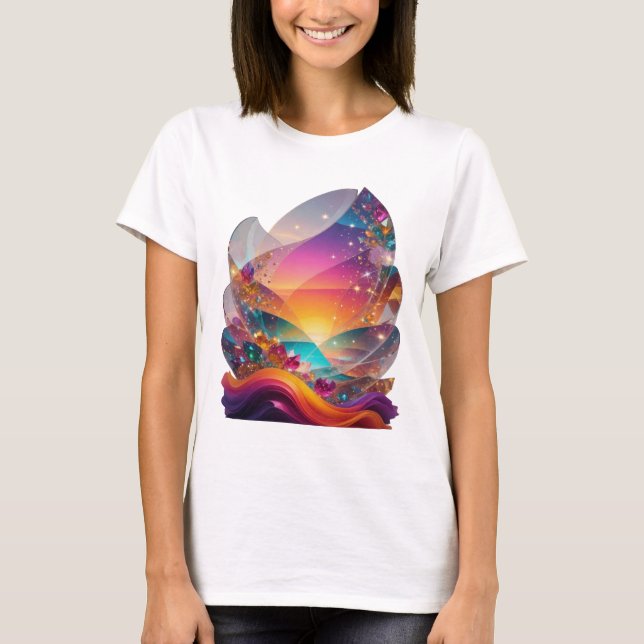 Fängslande Silver UNIVERSE Statement T-shirt (Framsida)