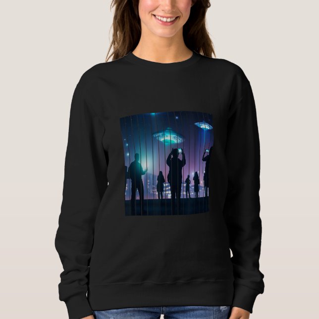 Fängslande UFO-observationer  UFO-observation T Shirt (Framsida)