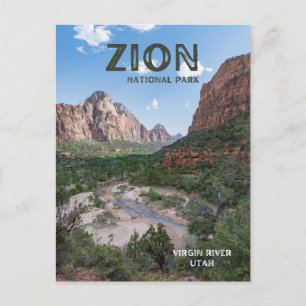 Fängslande Zion National Park Vykort