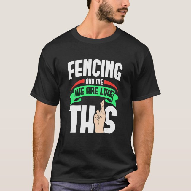 Fängslet och jag är som Finger korsad T Shirt (Framsida)