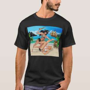 FÅNGST AV GRÖDOR I PIRAT T SHIRT