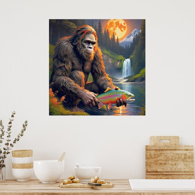 Fångst av regnbåge poster (Kök)