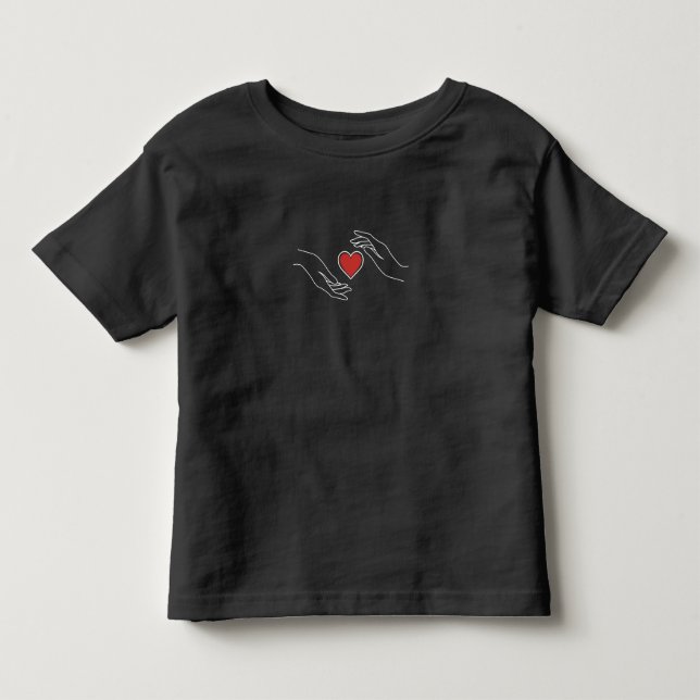 Fångst hjärta t shirt (Framsida)