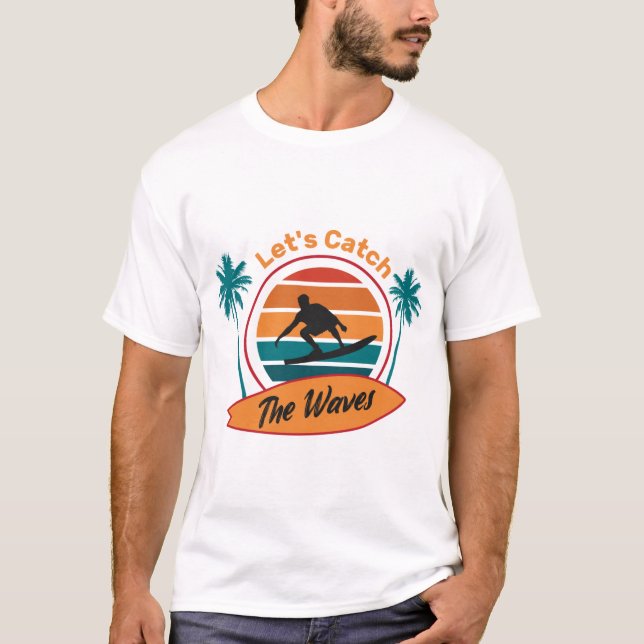 Fångst i Vågar T Shirt (Framsida)