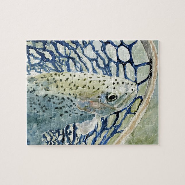 Fångst- och frigörandefiskets utformning pussel (Horisontell)