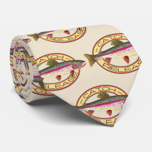 Fångst- och frigöring av regnbåge Fiske efter hono Slips