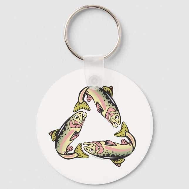 Fångst- och fritidsfiske nyckelring (Framsida)