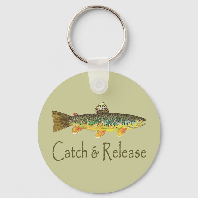 Fångst- och fritidsfiske nyckelring (Framsida)