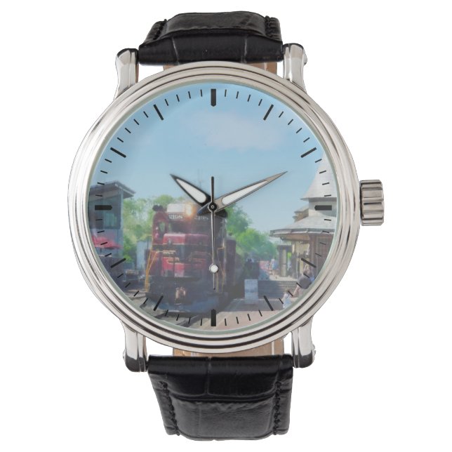 Fångst vid Tåg Armbandsur (Framsida)