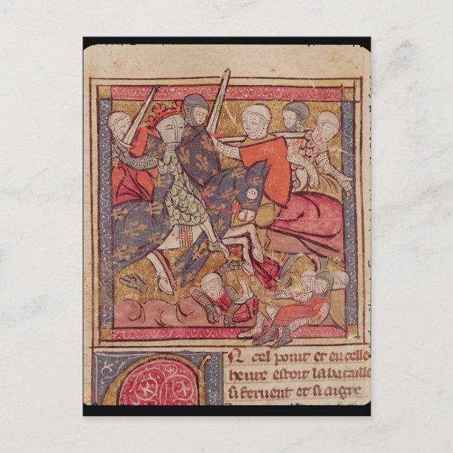 Fångsten av Ferdinand i Portugal Count Vykort (Framsida)