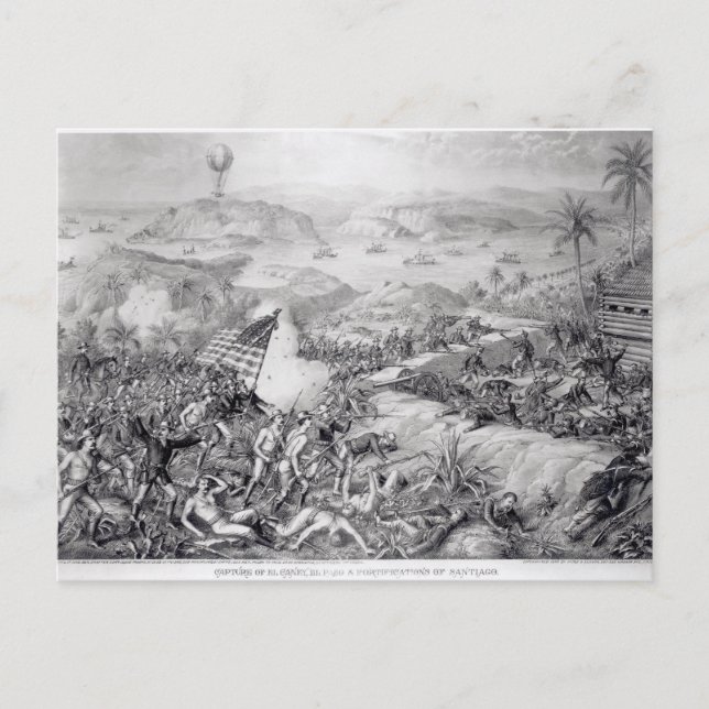 Fångsten i El Caney, El Paso Vykort (Framsida)