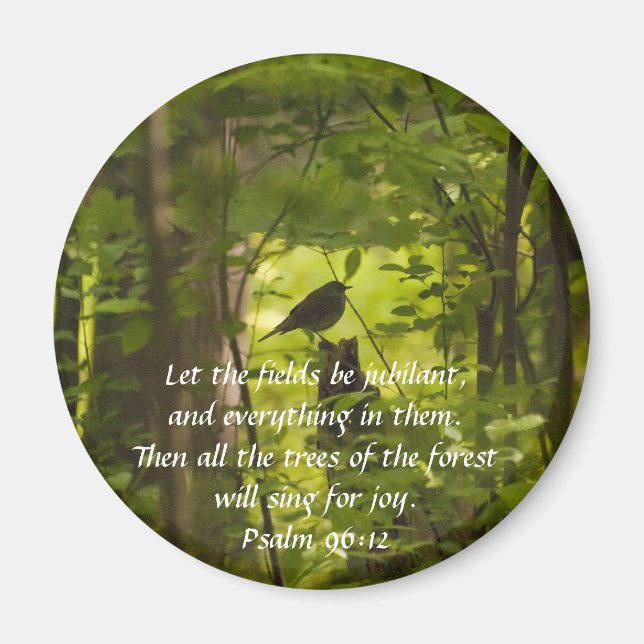 Fångsten i Grönten Forest Magnet (Framsidan)