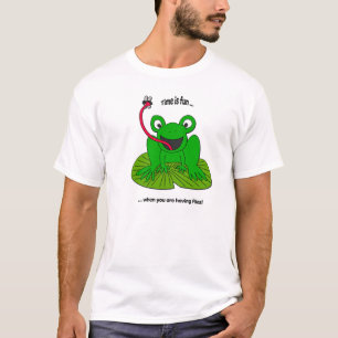 Fångstfiler för groda Tecknader T Shirt