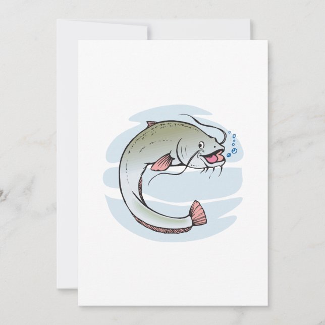 Fångstfiskar Inbjudningar (Framsida)